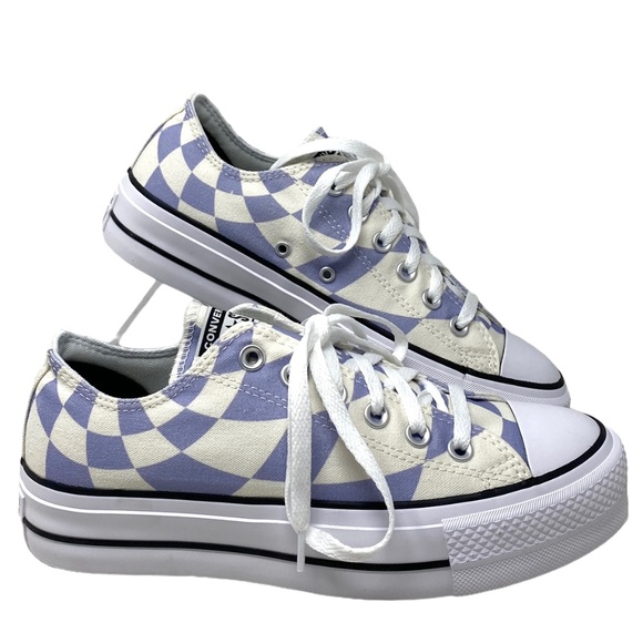 Converse Shoes - Converse Ctas Lift Low Platform Shoe Canvas Purple Candy For Women Skate A10015C